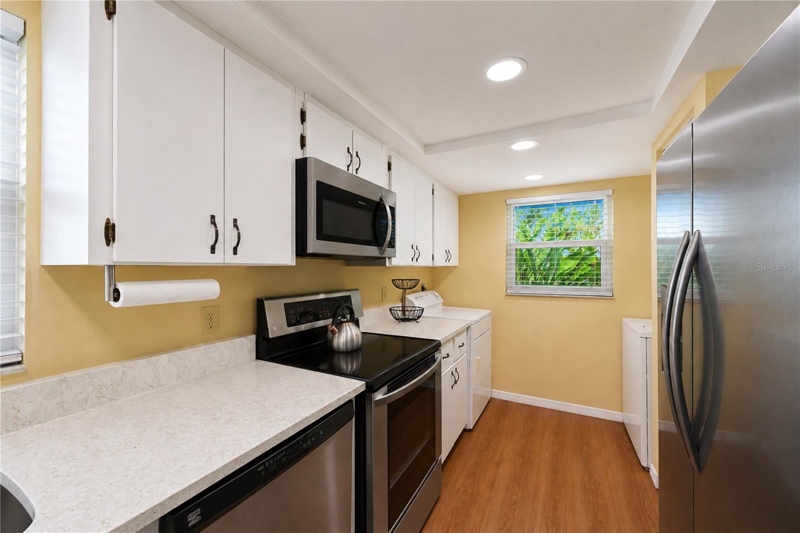 Kitchen to front window