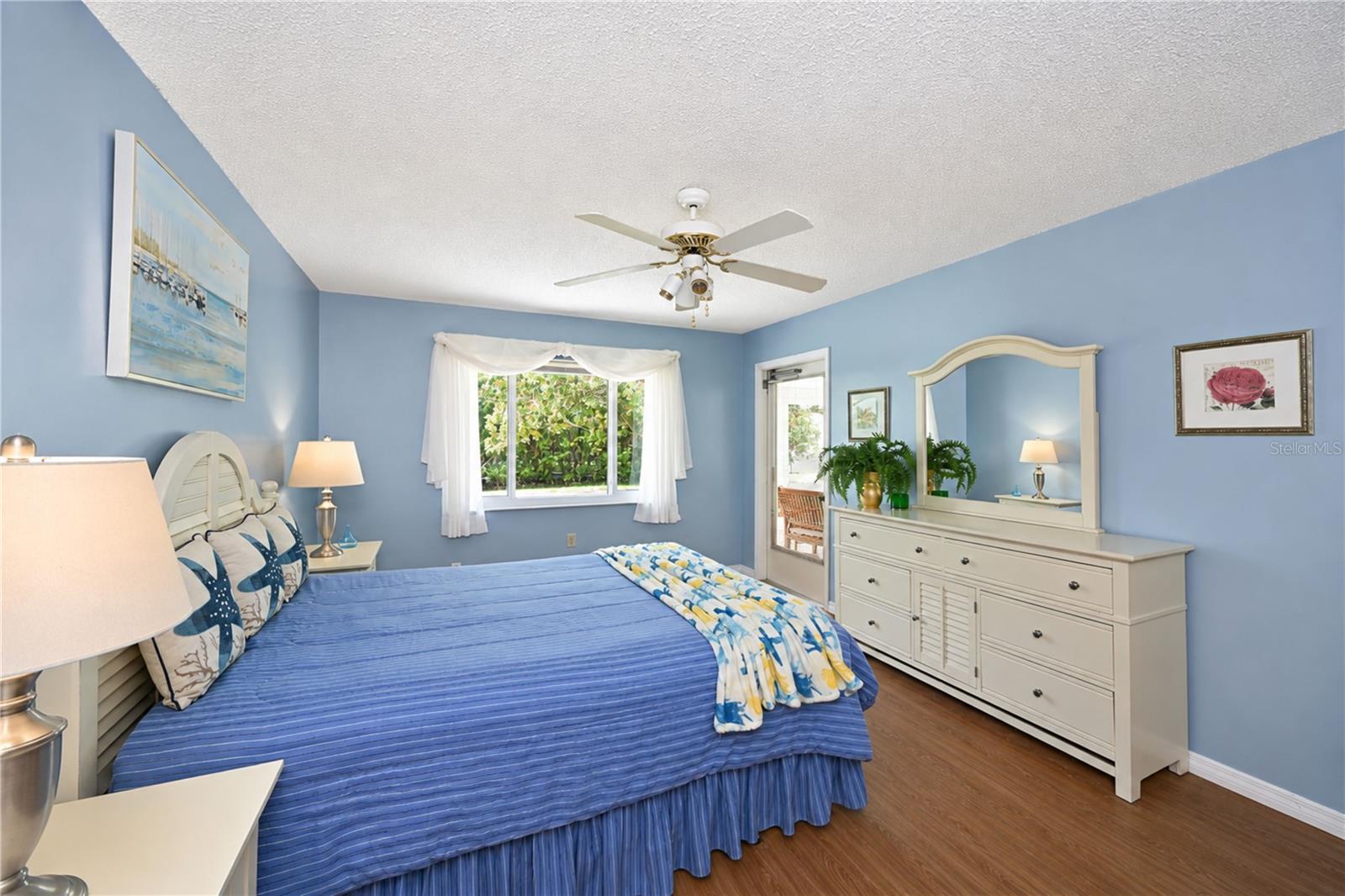 Primary bedroom to windows