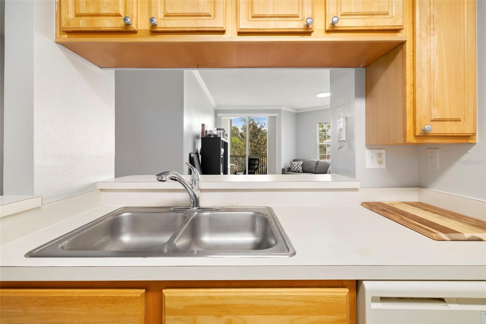 Kitchen to Living Room.
