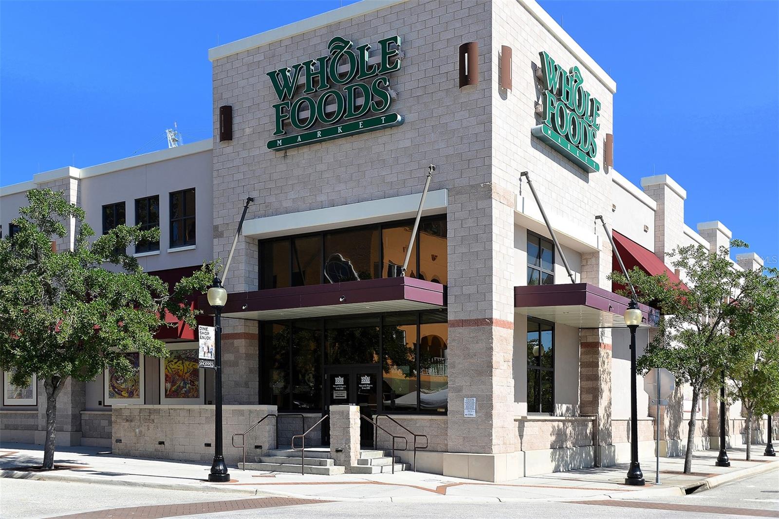Downtown Whole Foods Market area