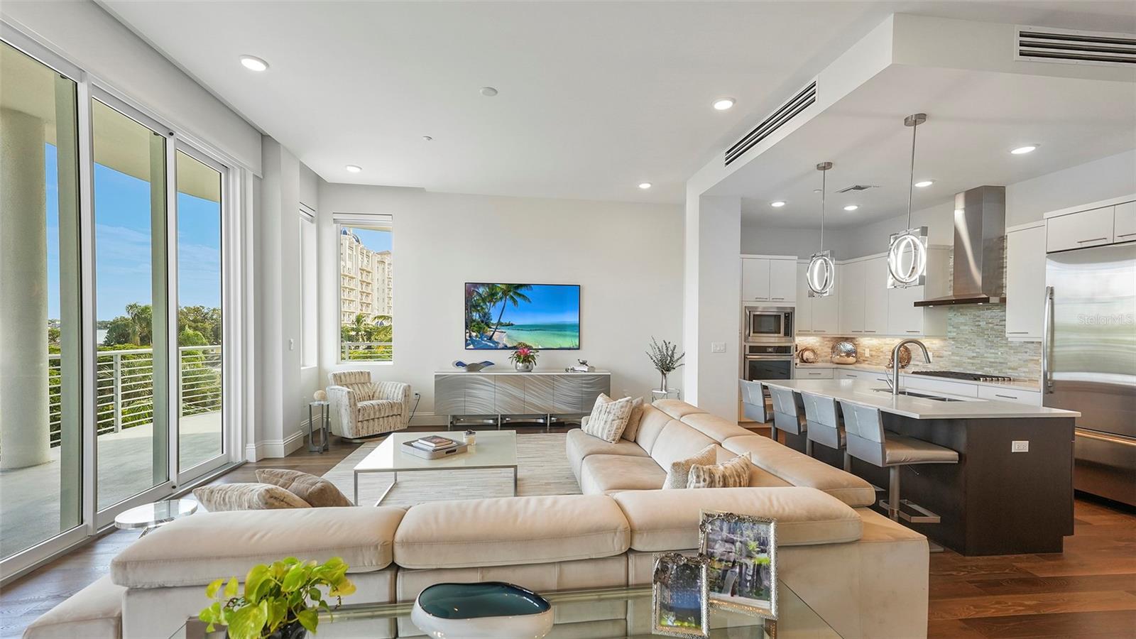 Previously furnished living area