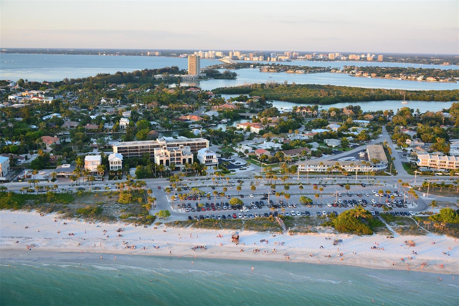 Aerial of Lido Beach