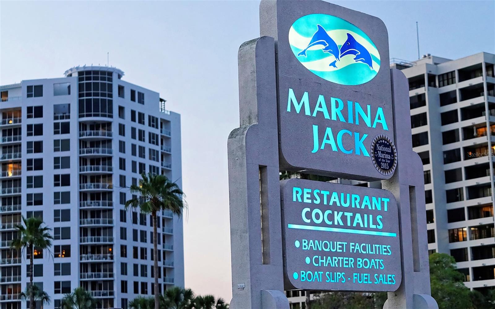 Entrance to Marina Jack and Sarasota Bayfront Park