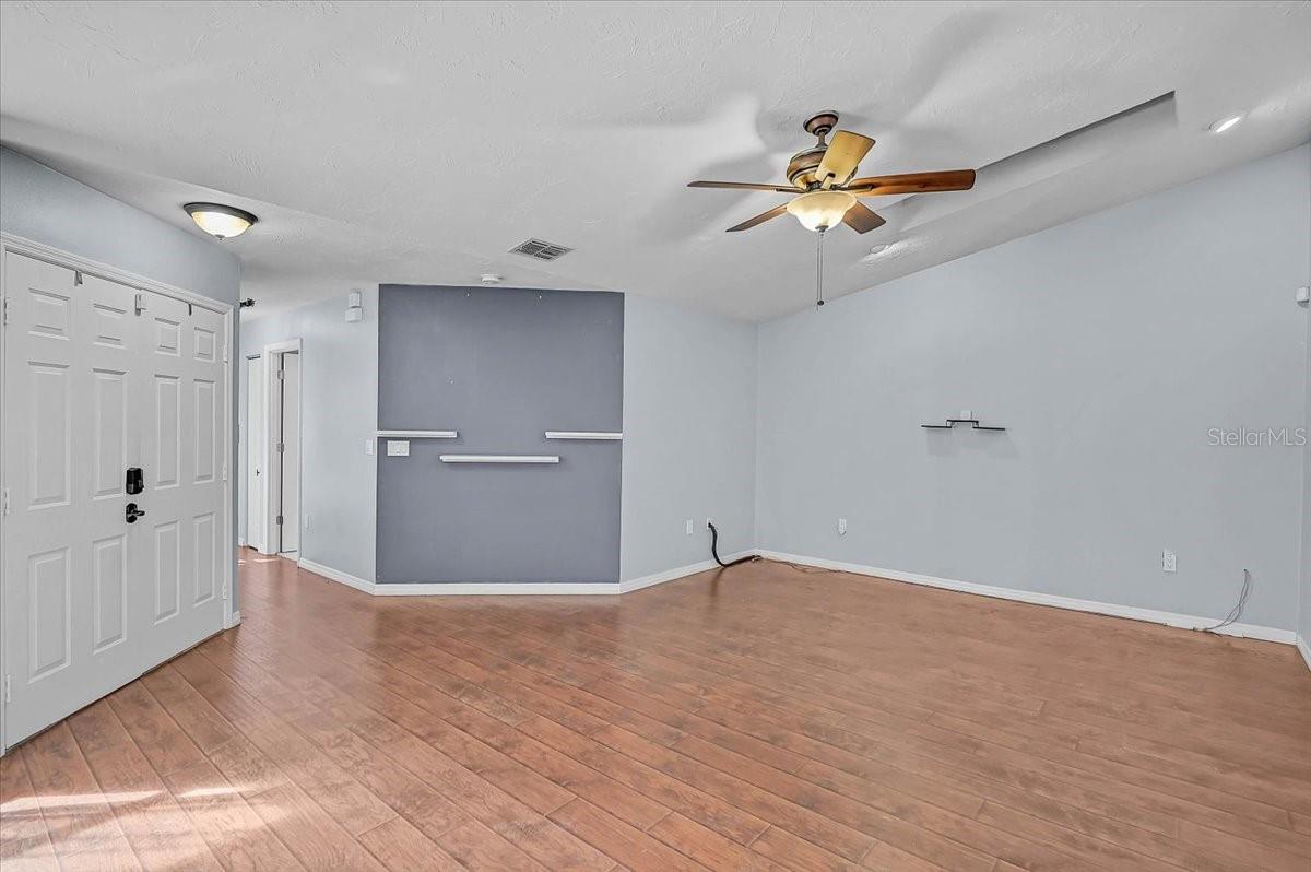 Living Room and Double Front Door