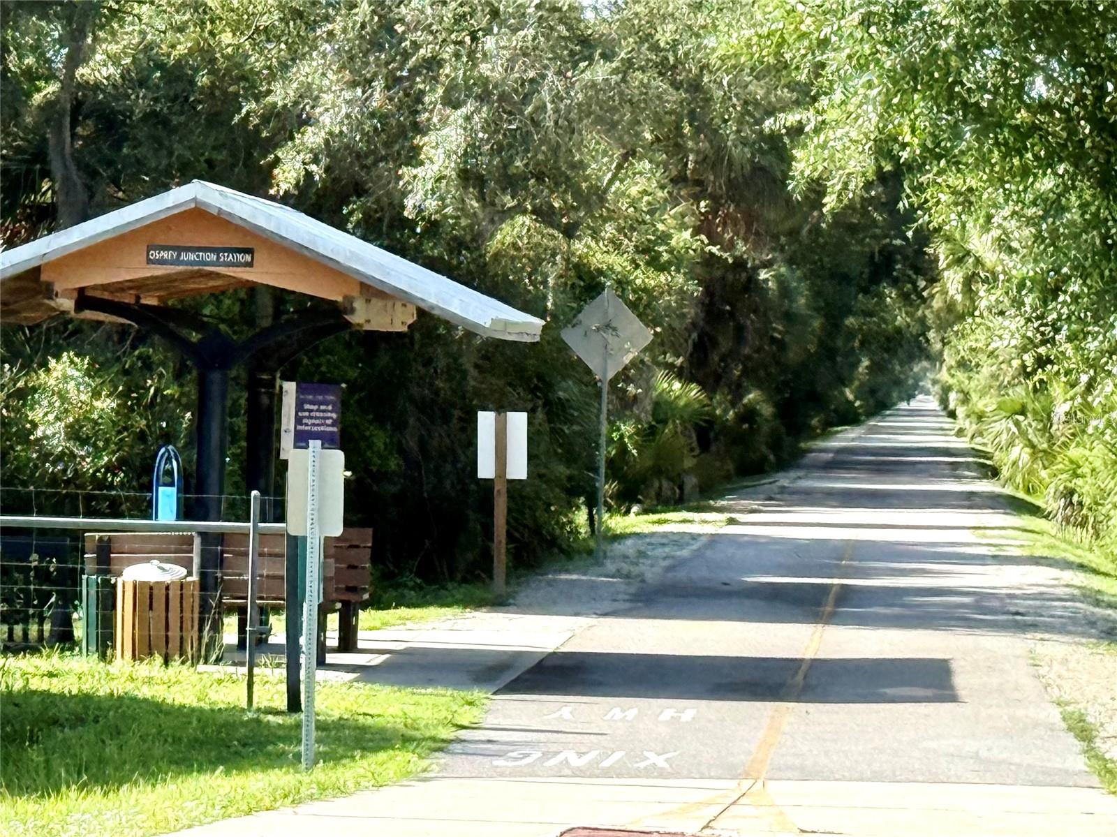 Rest area for bikers