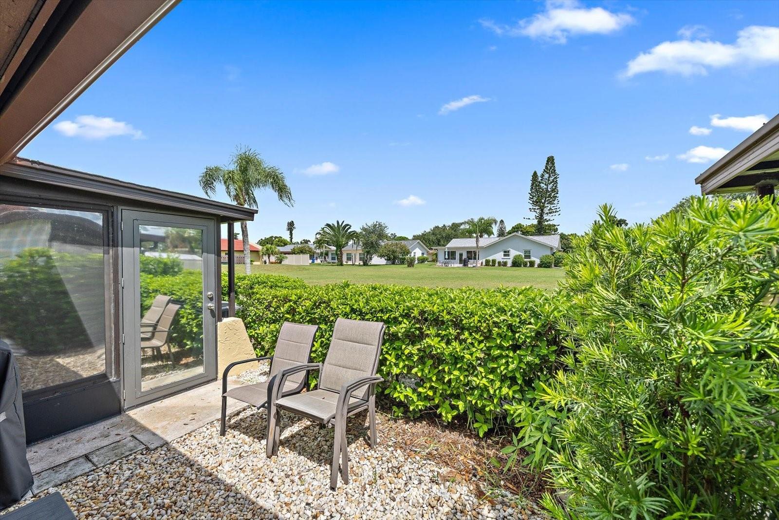 Private yard space