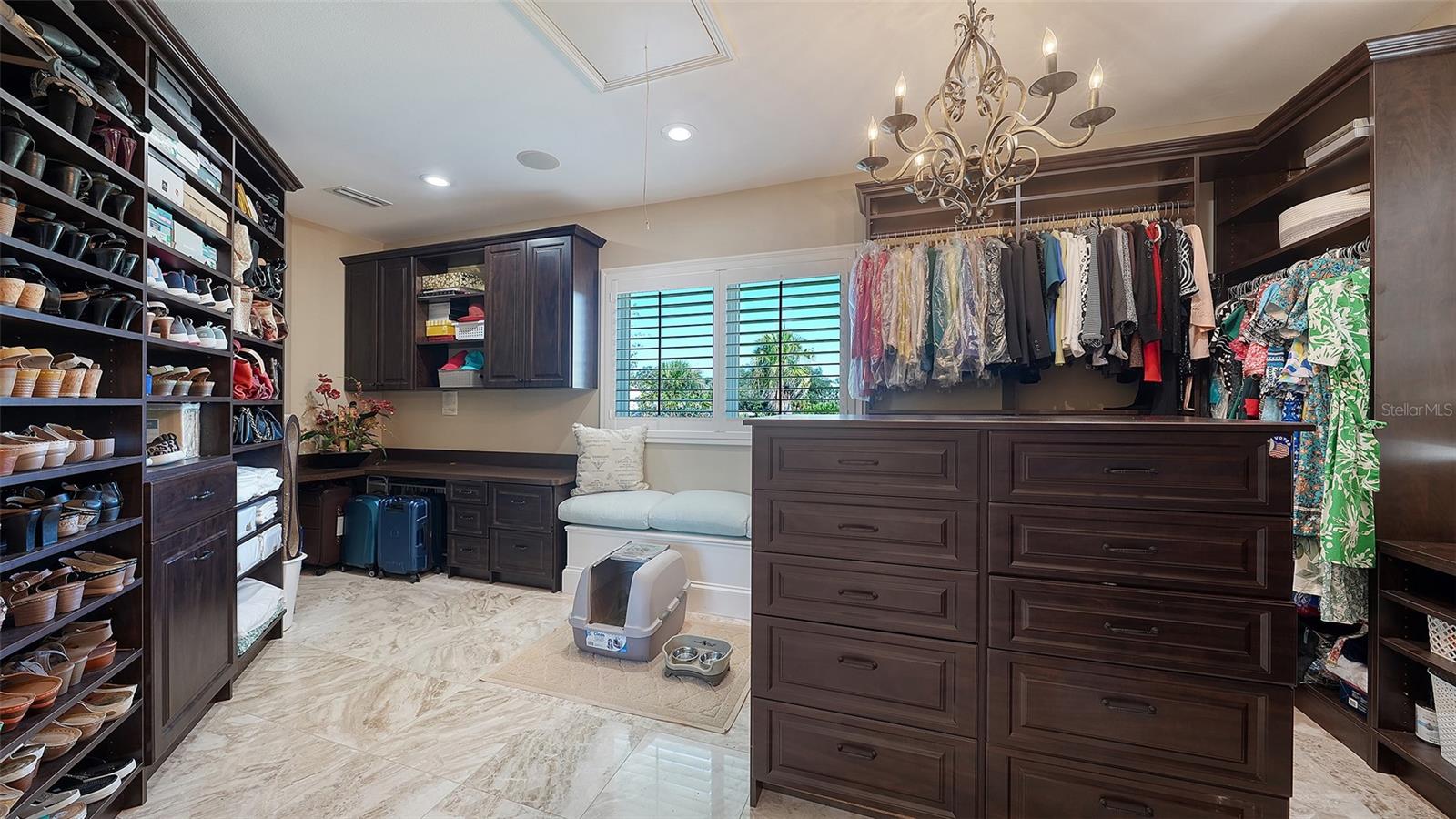dreamy walk in custom closet