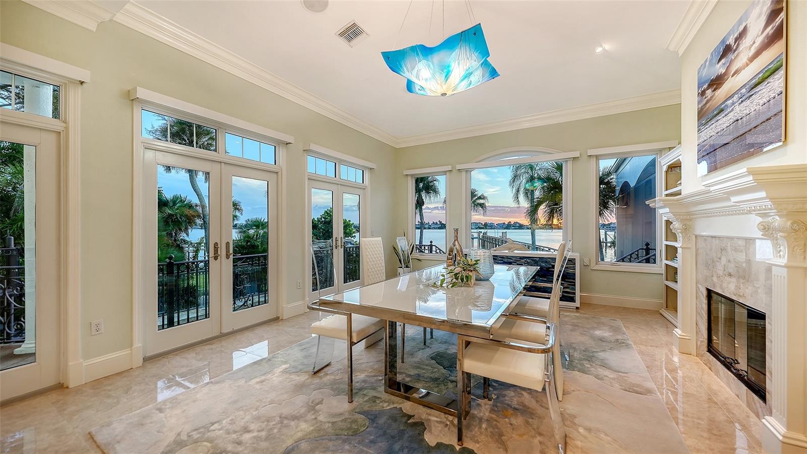 Dinning Room with a view
