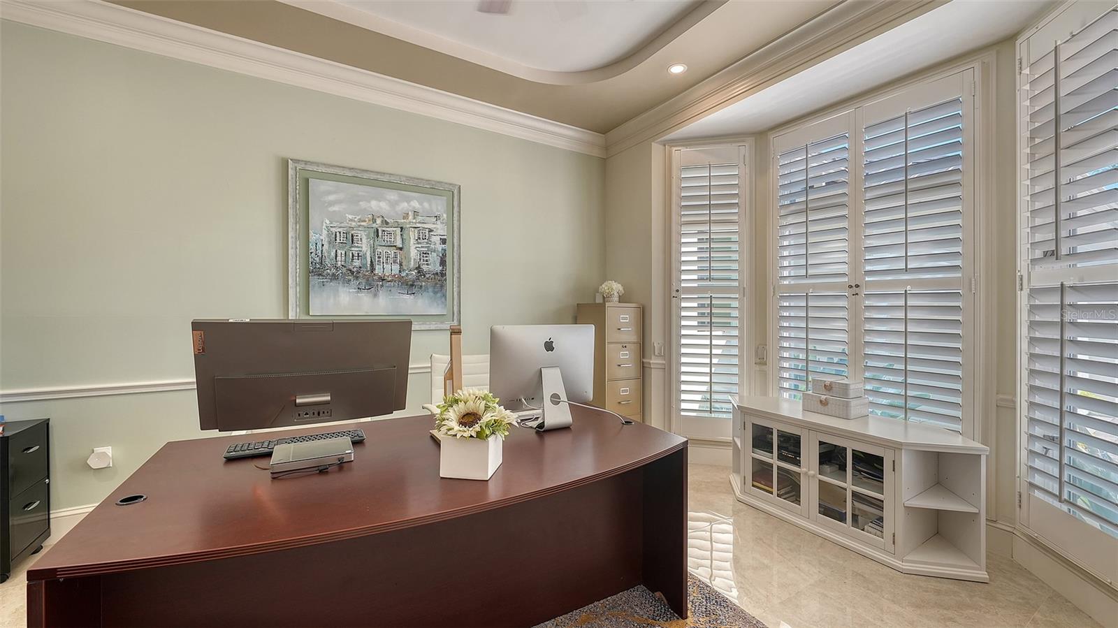 first floor office notice all the natural light