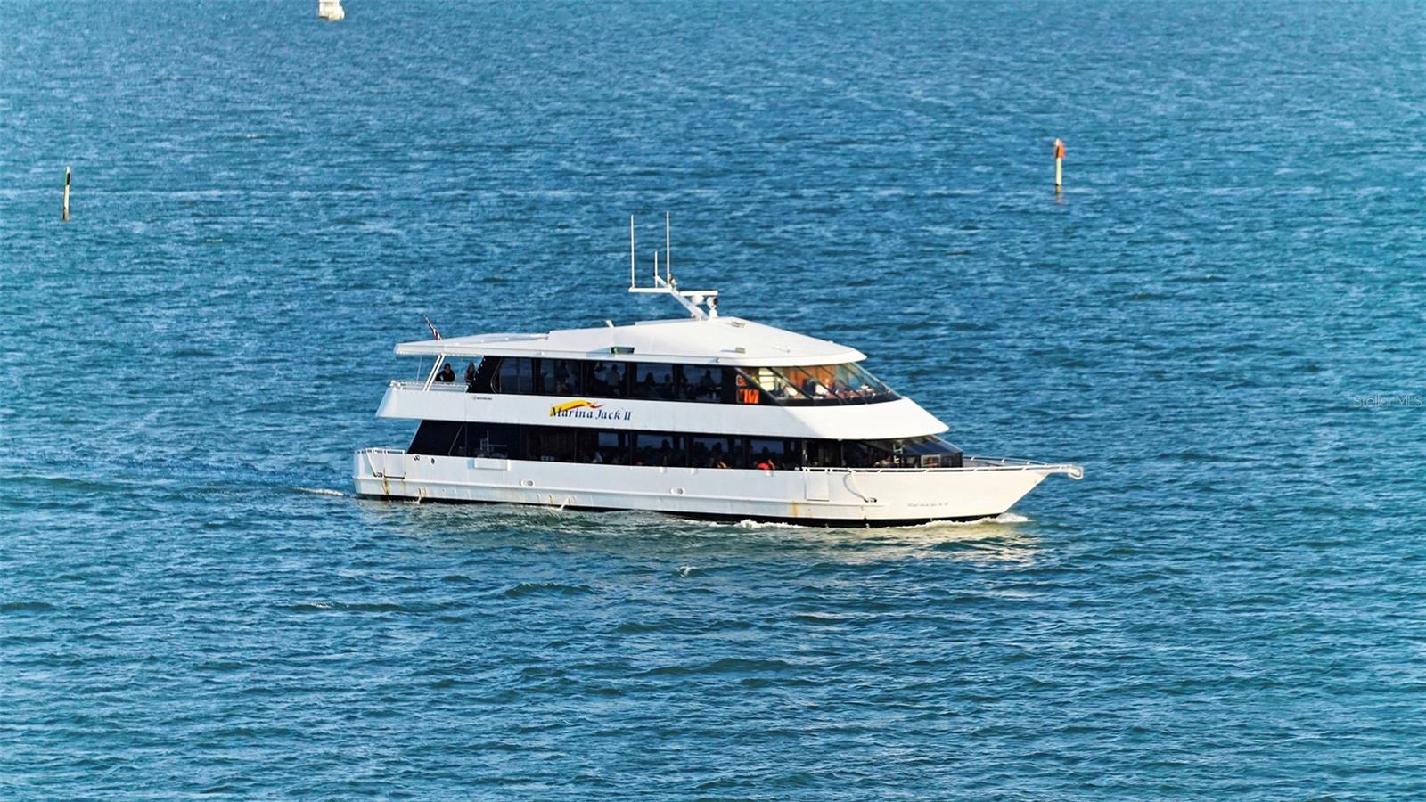 Set sail aboard Marina Jacks elegant dinner cruise, just moments from your new luxury waterfront residence.