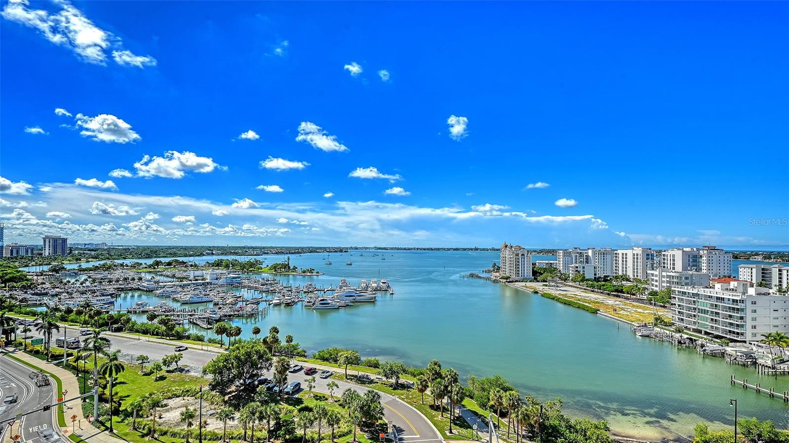 Breathtaking views of Sarasota Bay from the distinguished waterfront setting of The VUE.