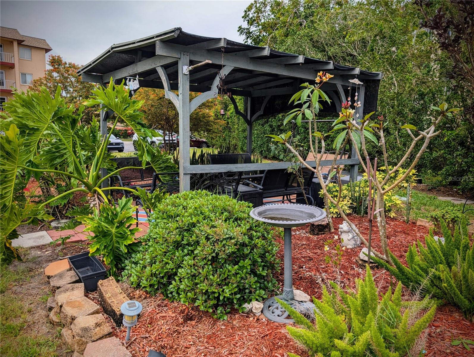 Gazebo in E-bldg courtyard