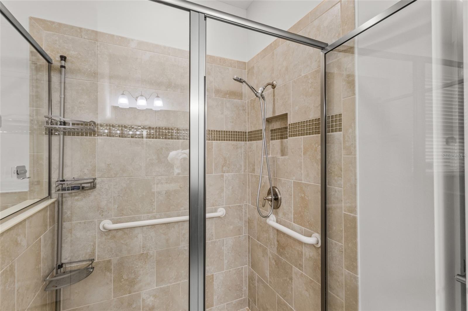Primary bathroom shower