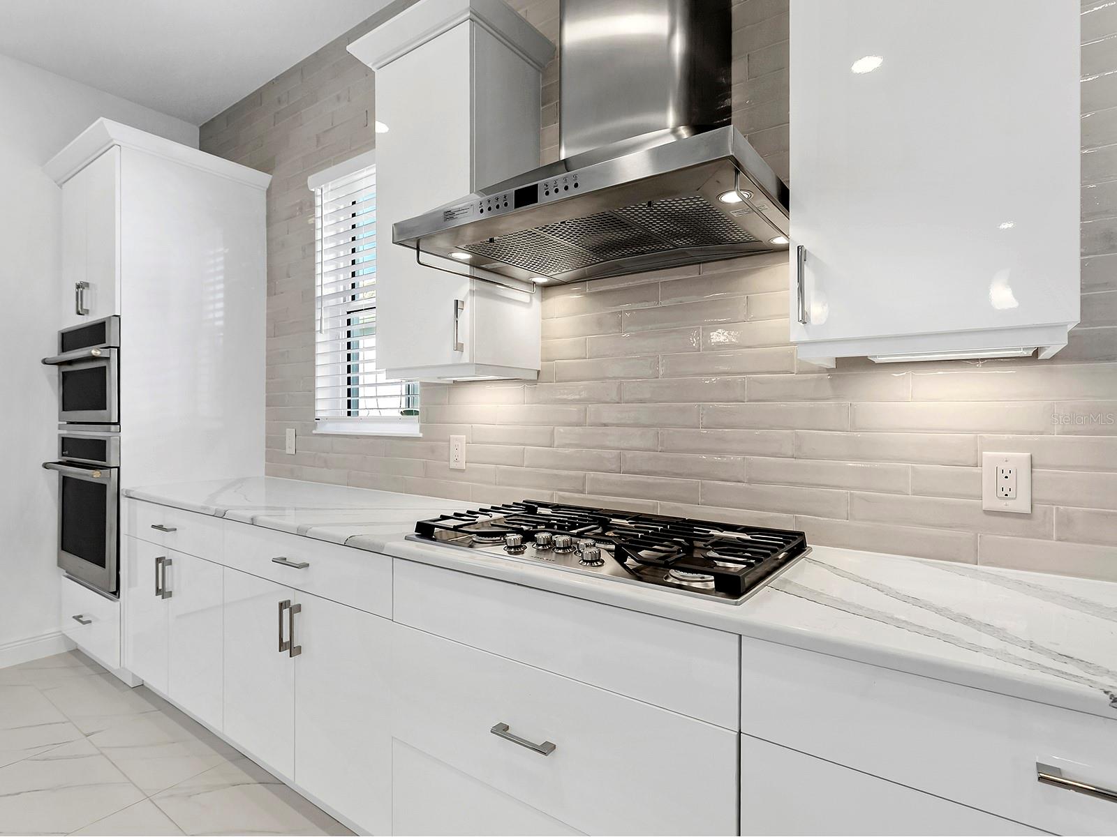 GE Monogram stainless steel appliance suite
