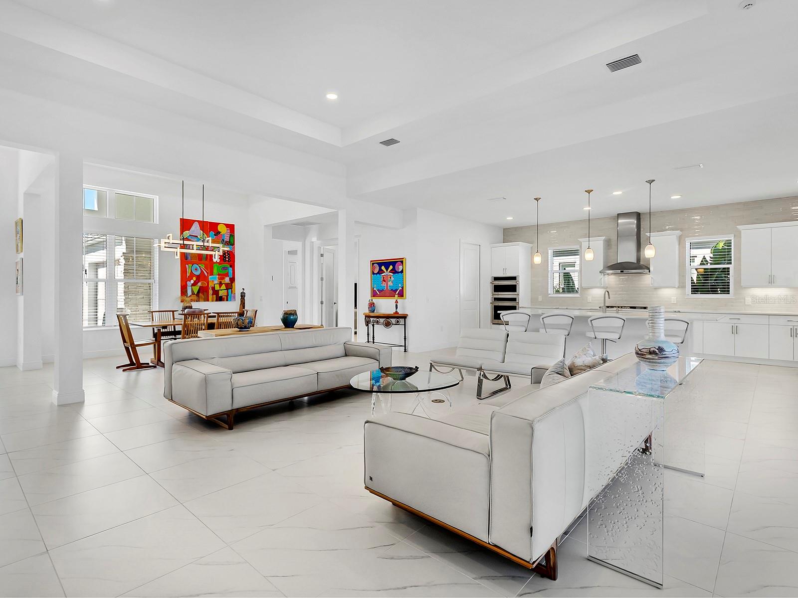 Neutral white interior design