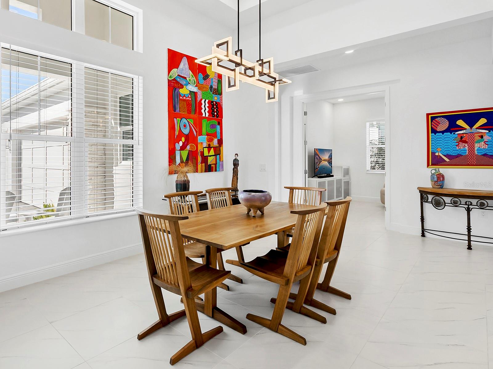 Large windows for natural light
