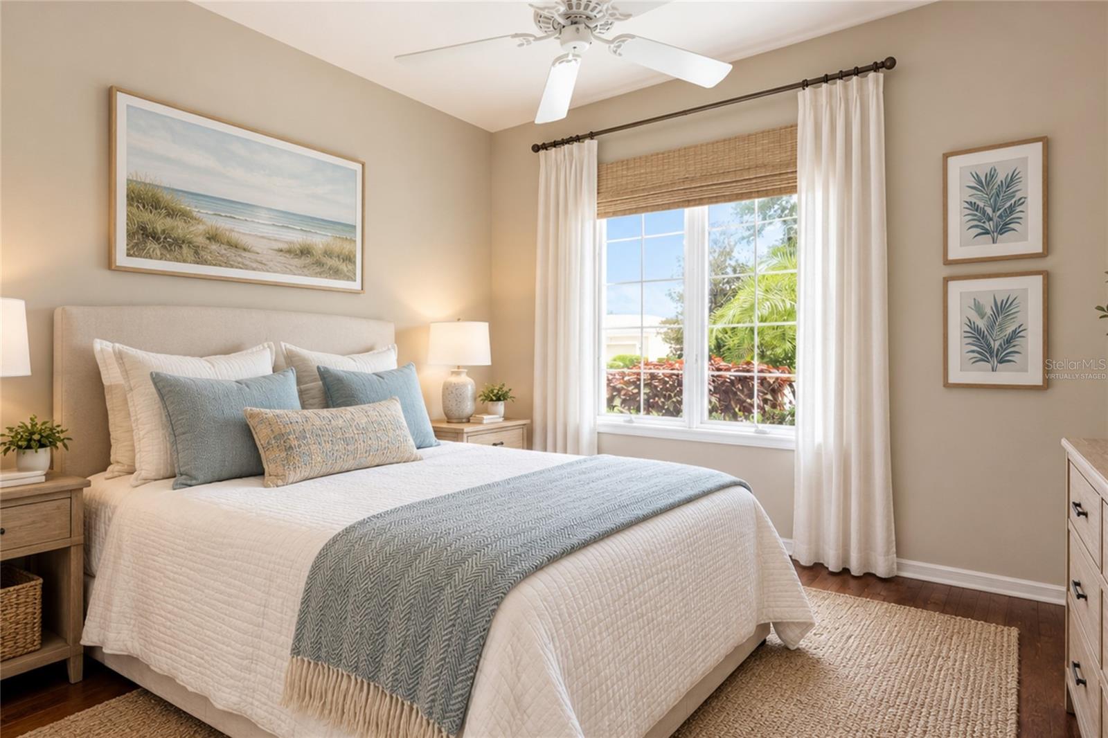 Guest Bedroom virtually staged