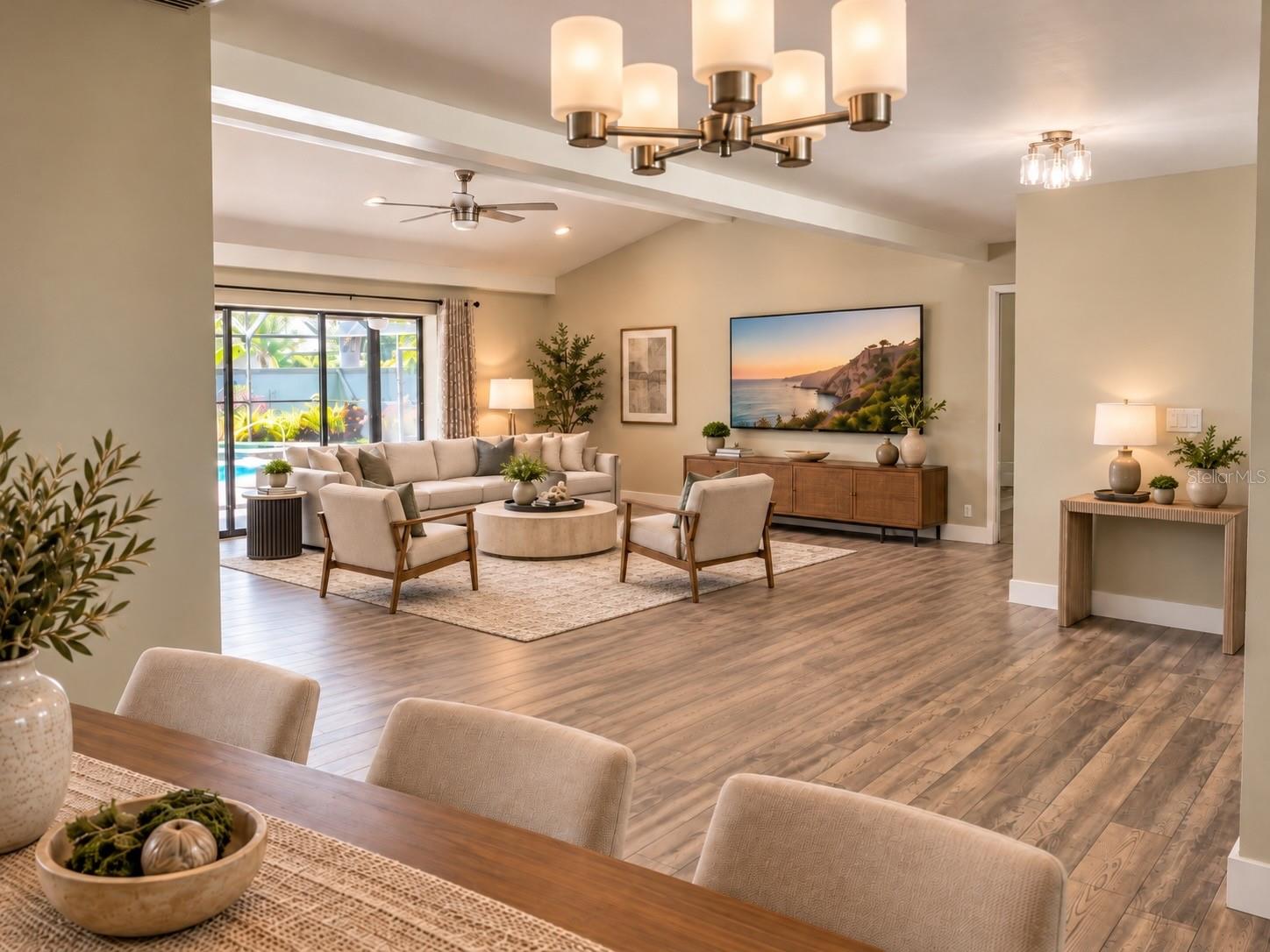 VIRTUAL Staged Great Room