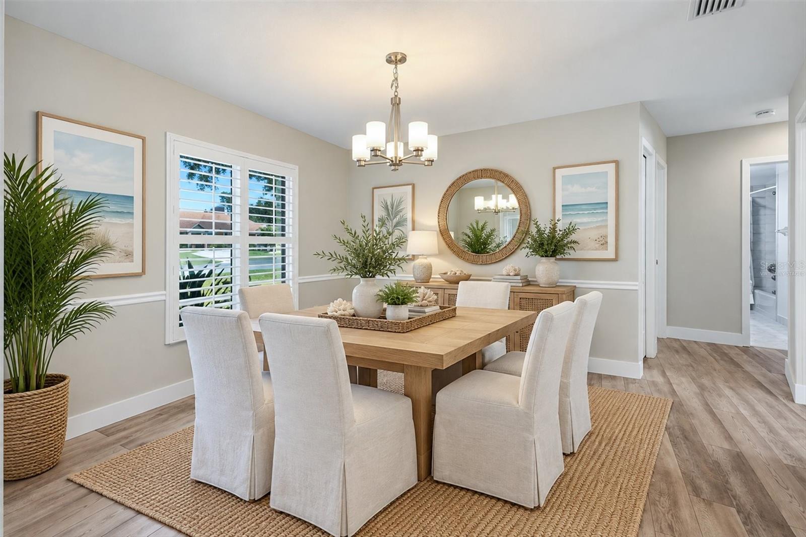 Virtually Staged Living Room