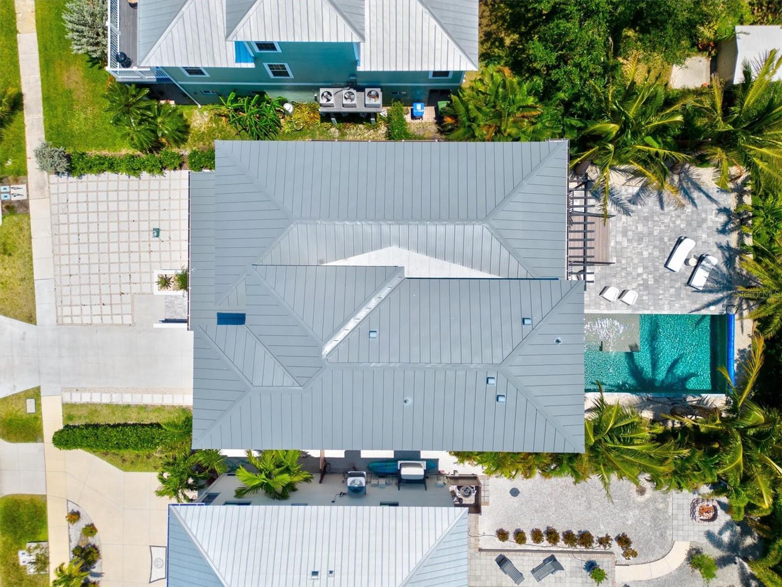 Aerial of home.