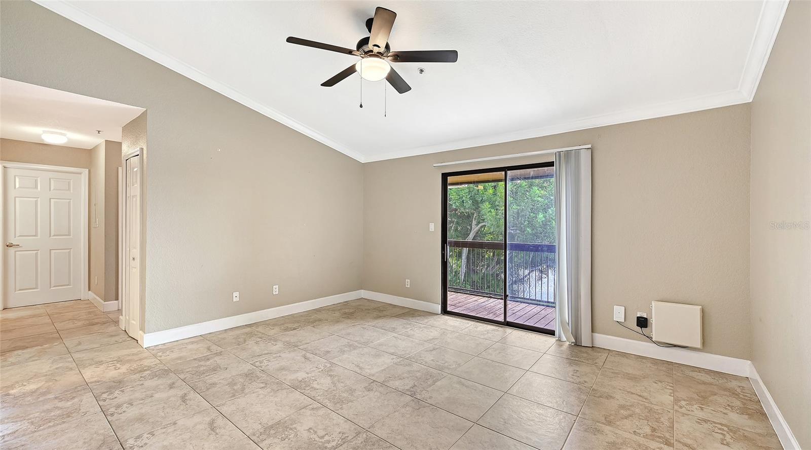 Living Room With Direct access to the Balcony