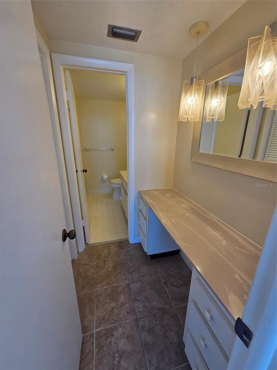 Owners bedroom vanity area