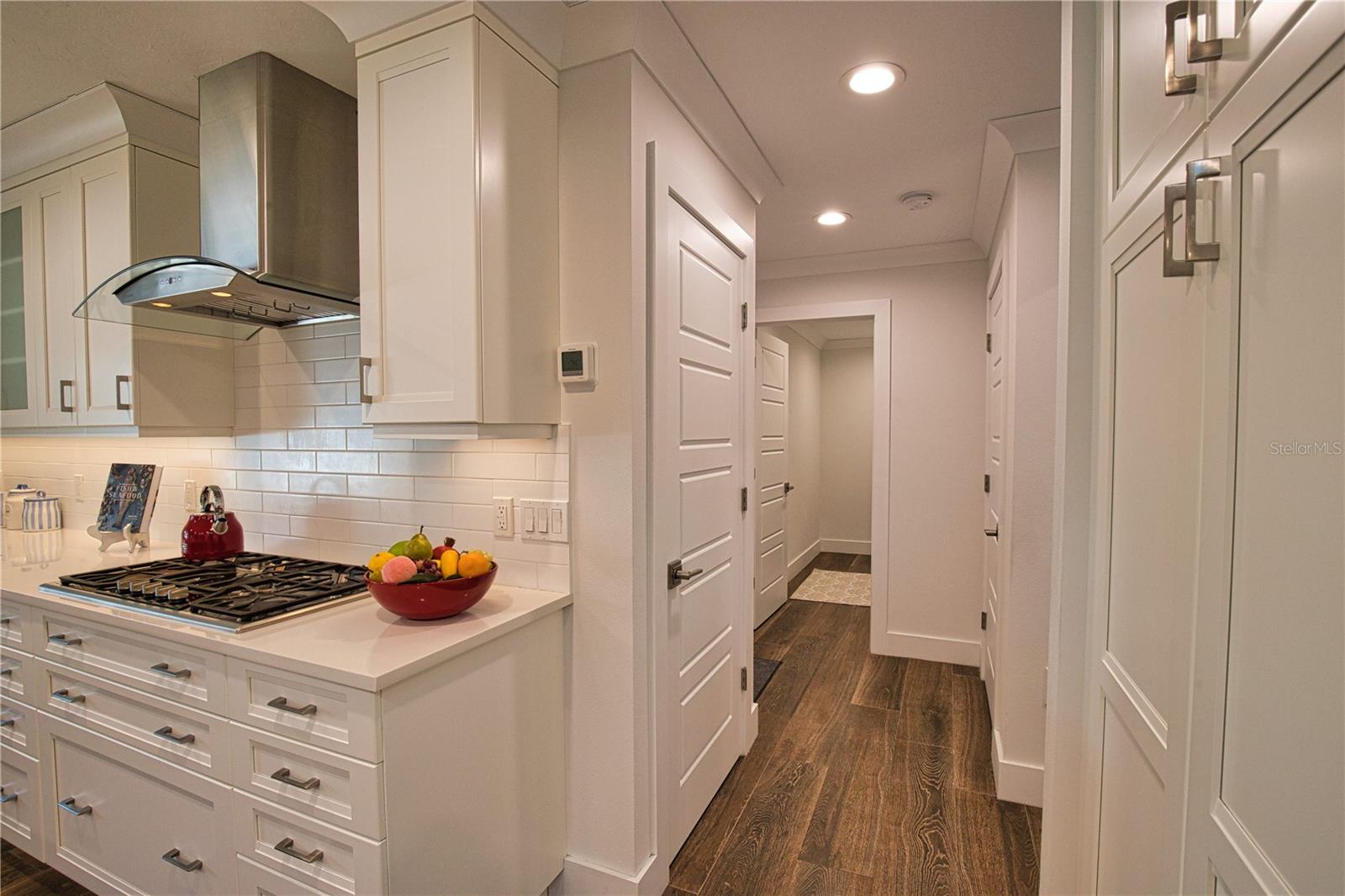 Hallway from Garage to Kitchen & Laundry Room