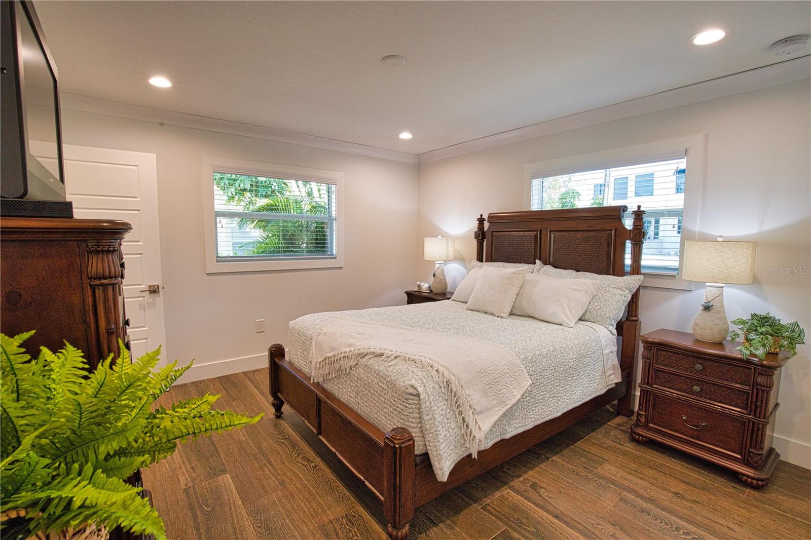 Guest Bedroom with Built-in Closet