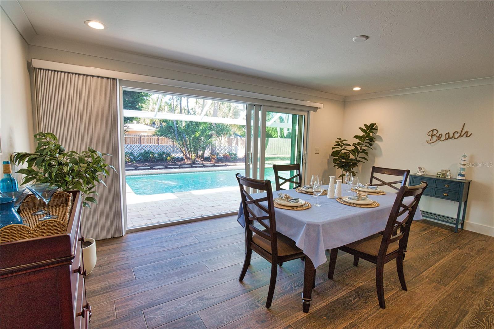Dine by The Pool with Garden Views