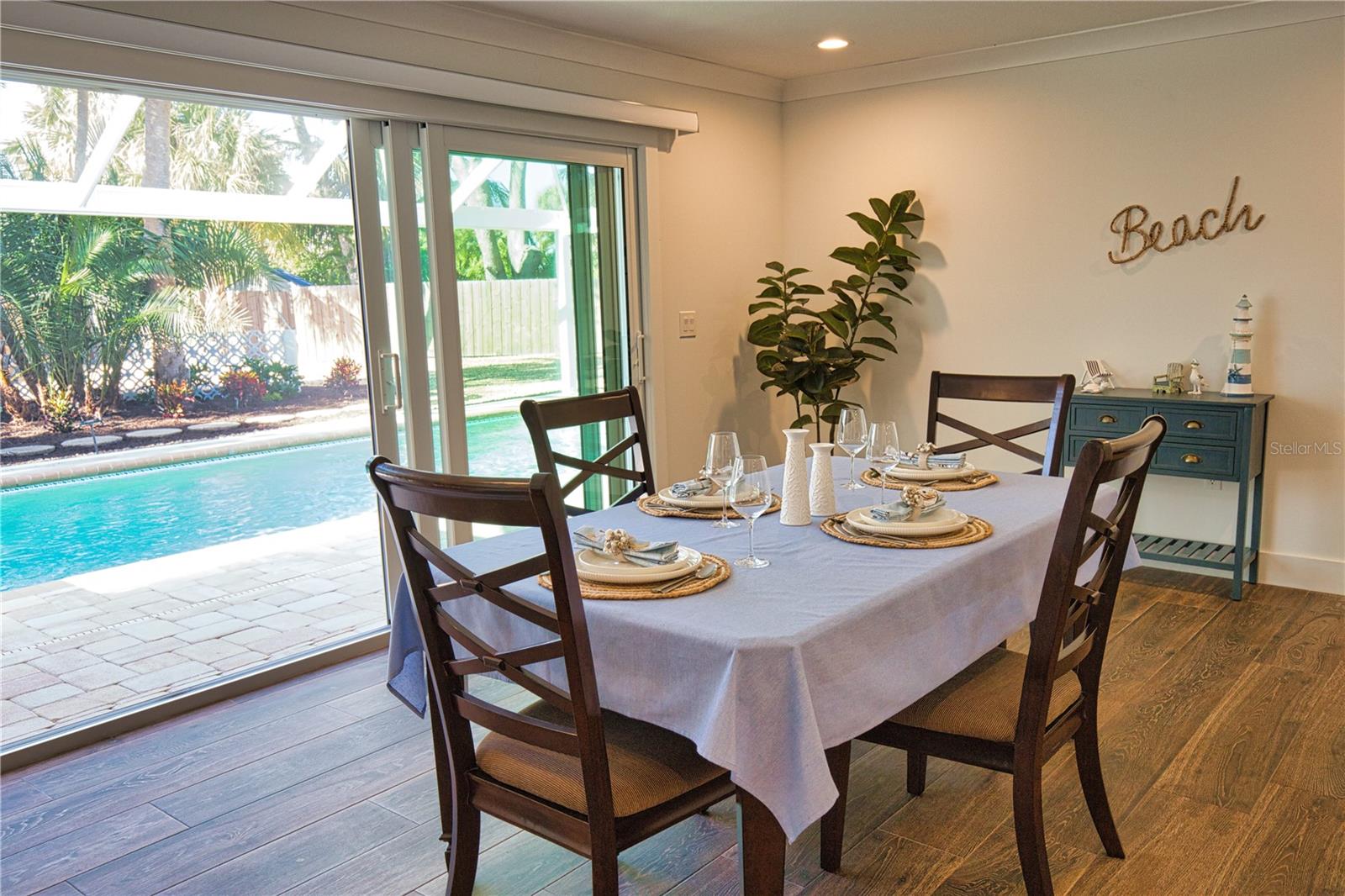 Dine by The Pool with Garden Views
