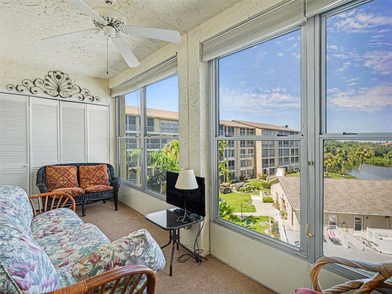 Enclosed Lanai and entertainment area