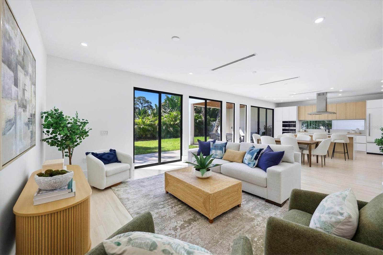 high ceilings, open floor plan, lots of natural light