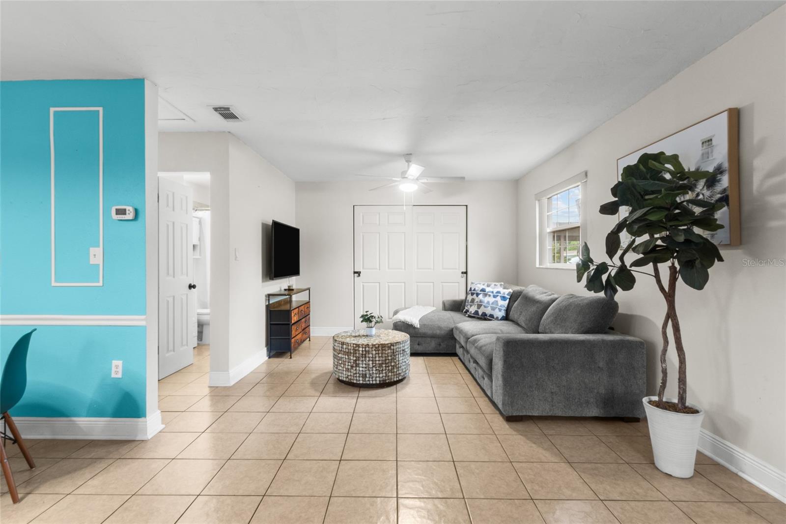 Unit B Living Room