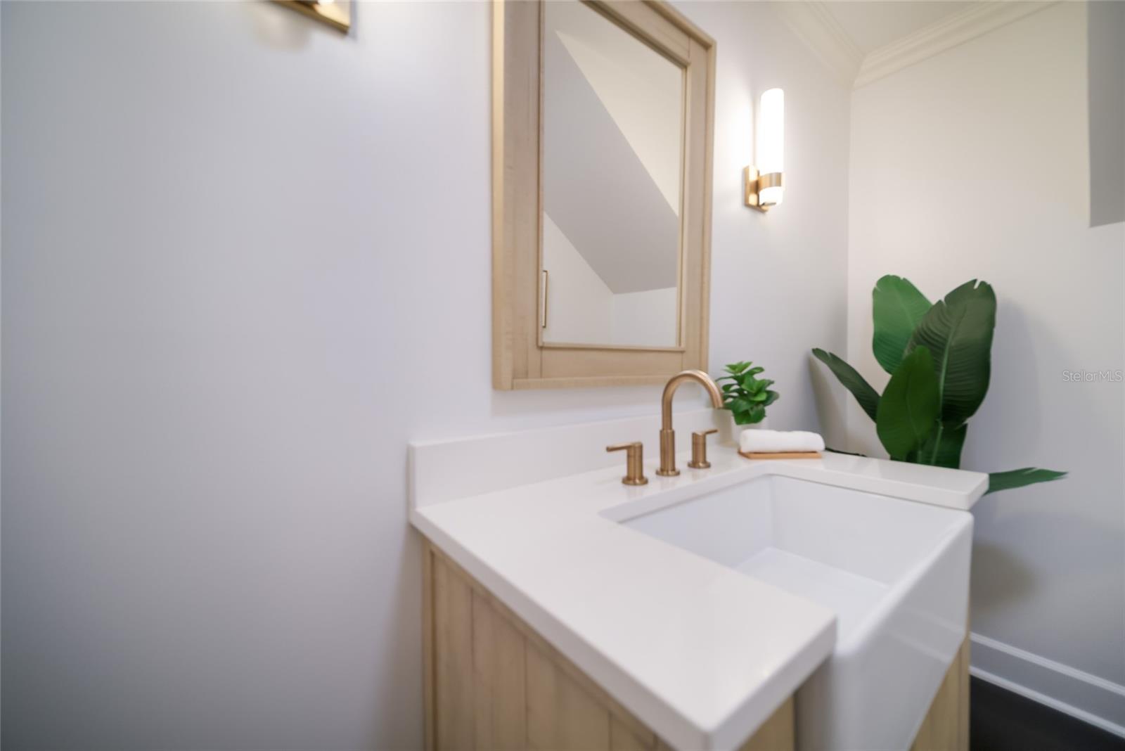 Powder-room is on the 1st floor.