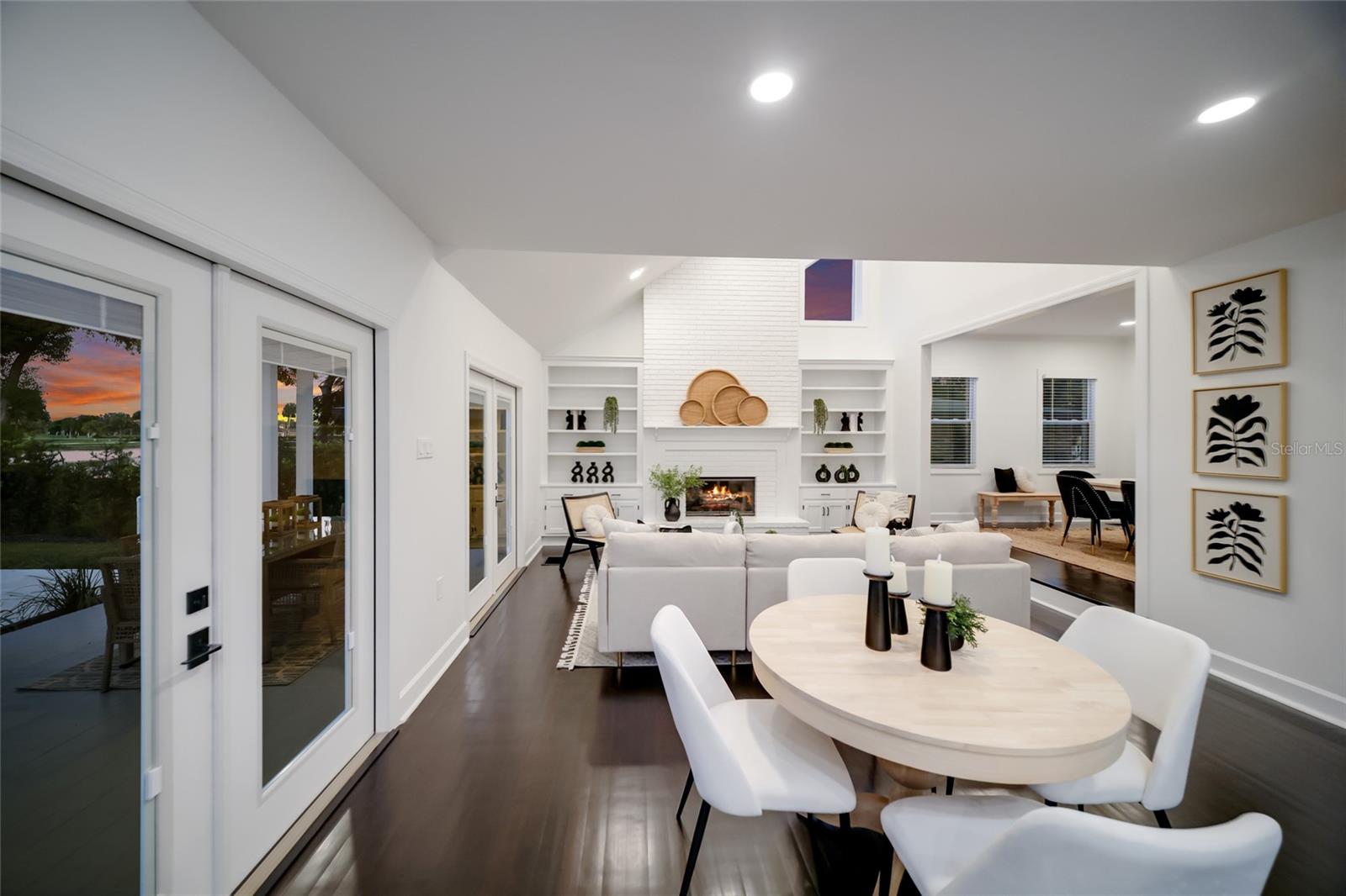 Plenty of room for a breakfast table in the kitchen!