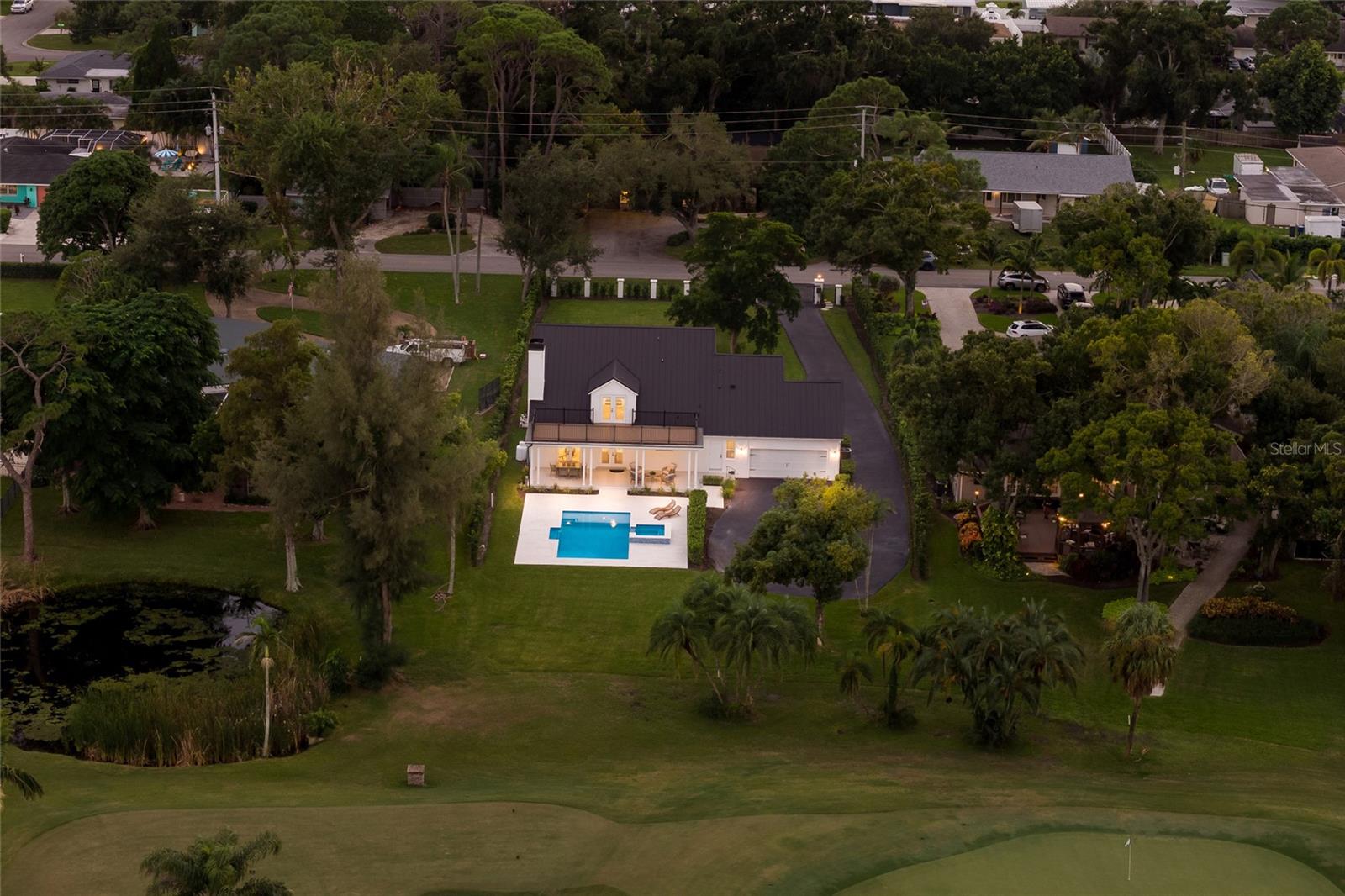 Rear Aerial View