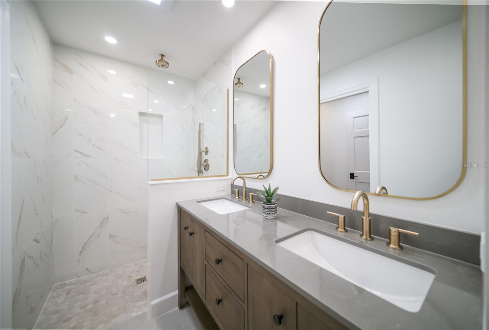 2nd bathroom is located on the second floor.
