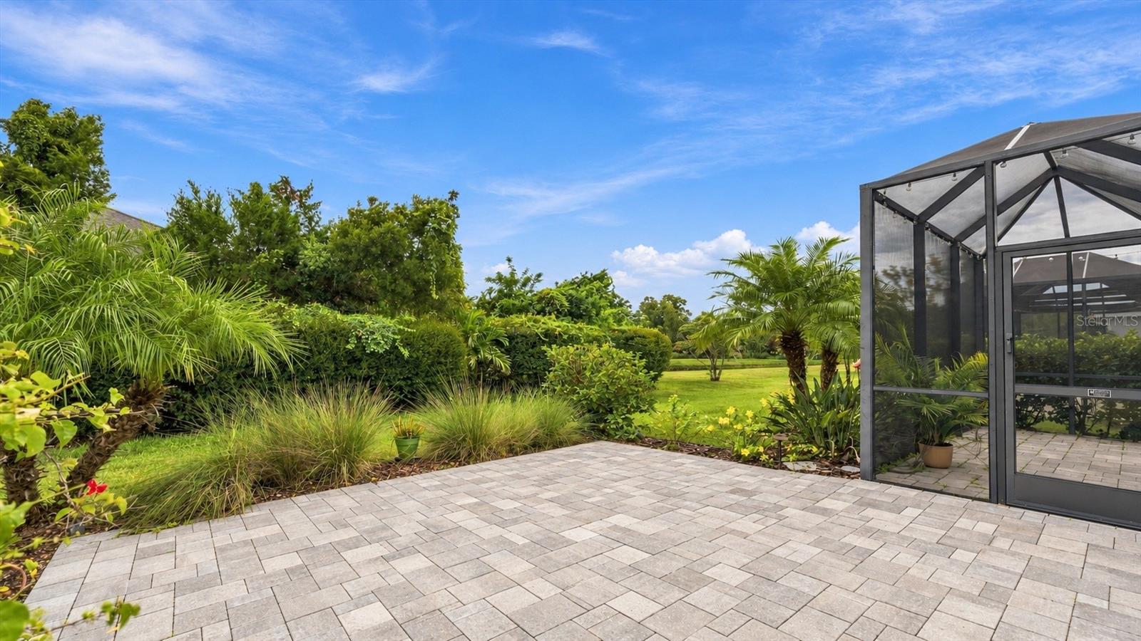 Private, peaceful second patio