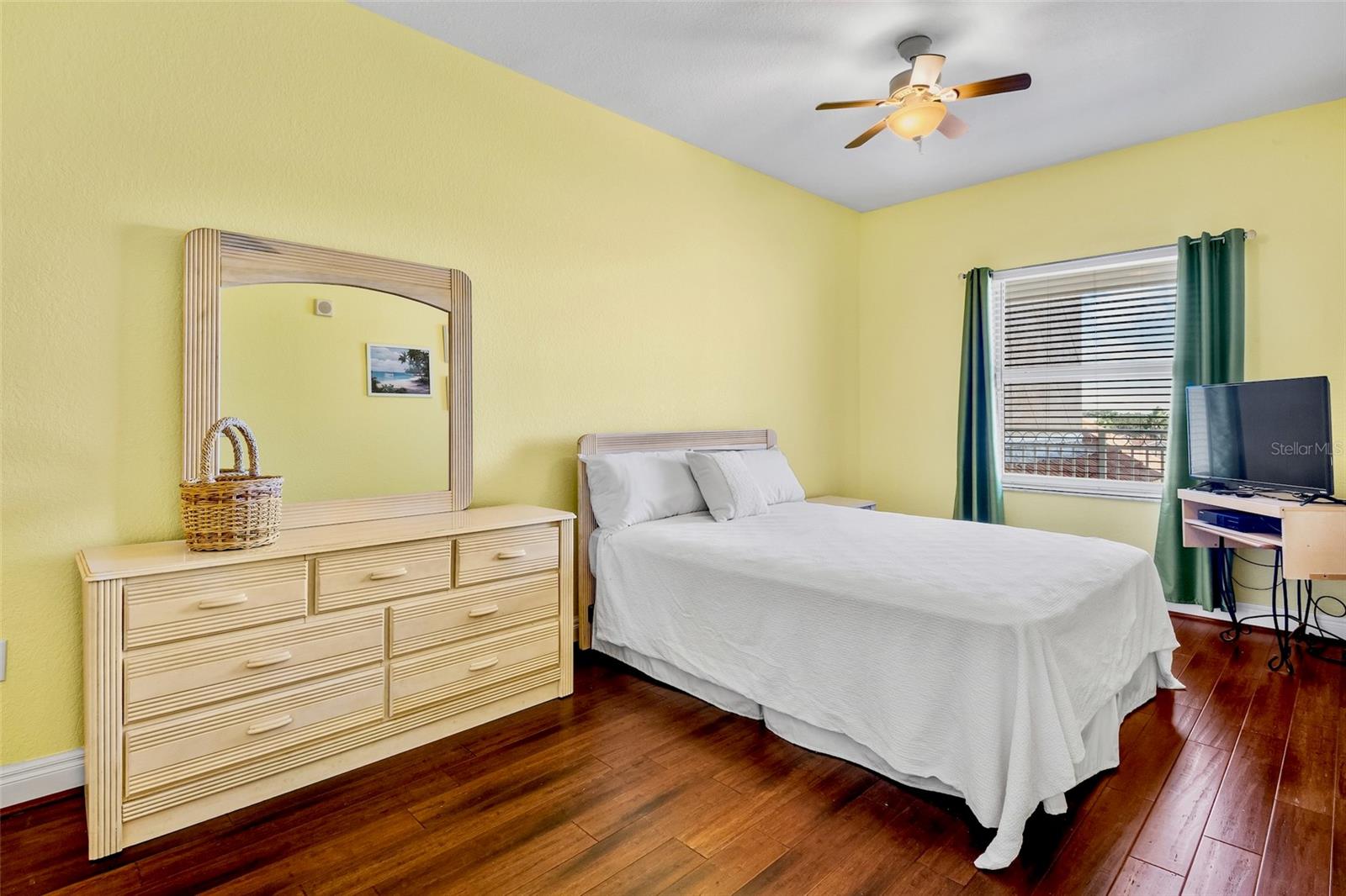Spacious guest room.