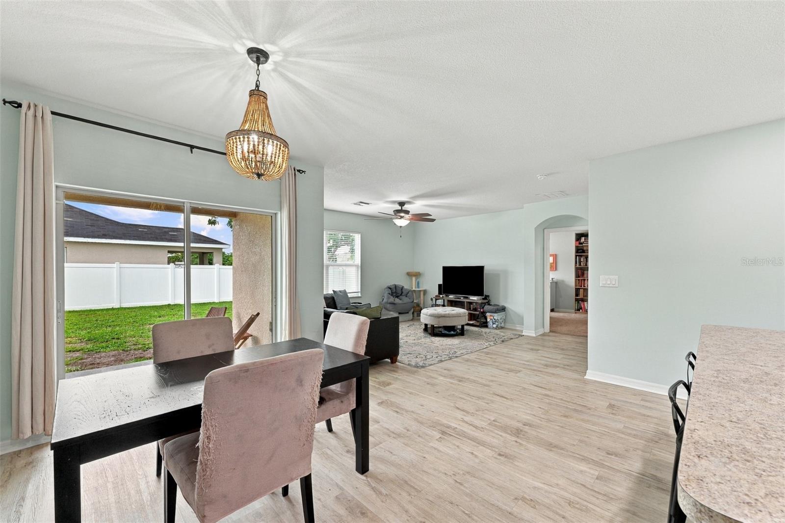 Dining/living room areas