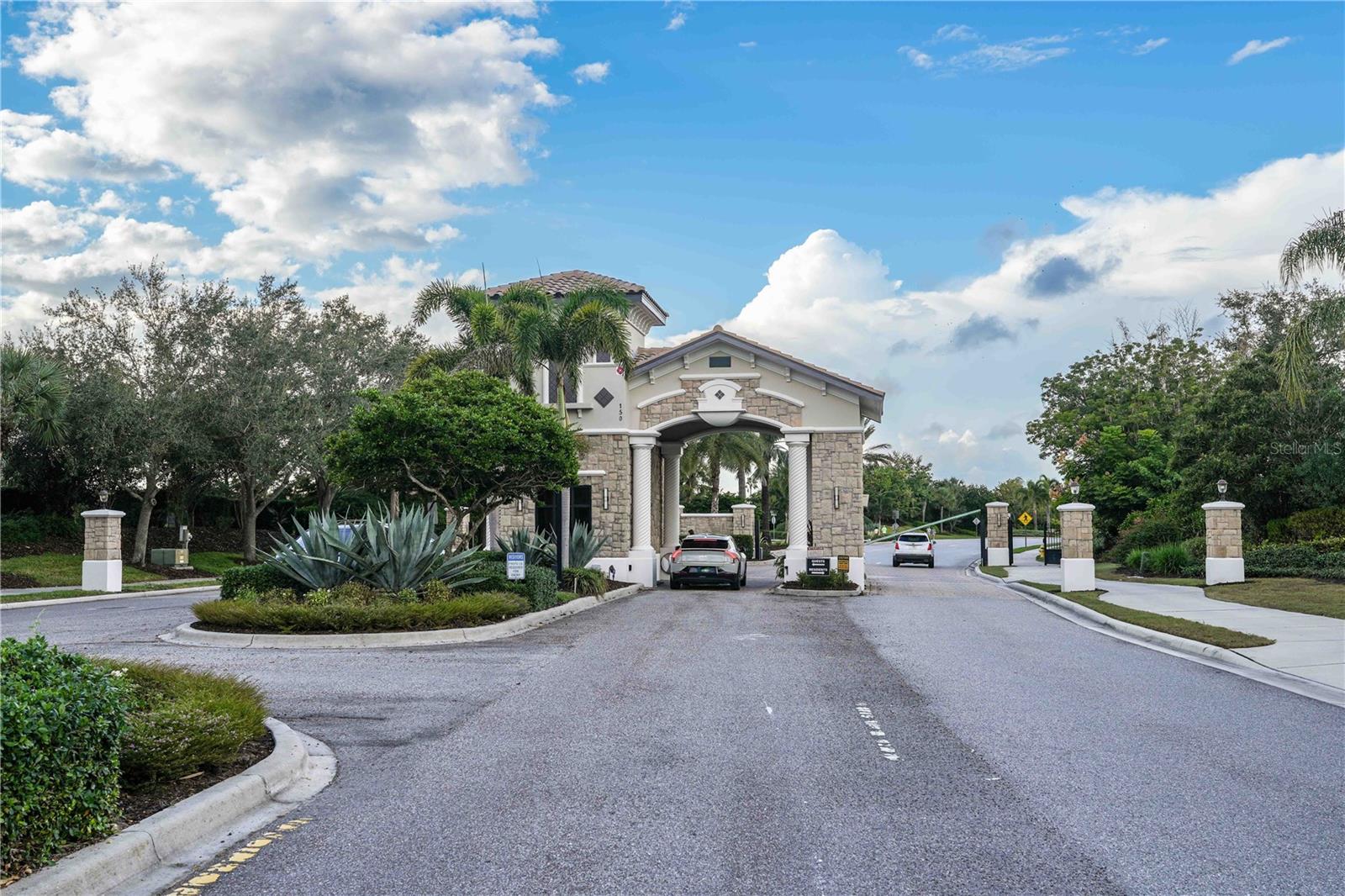 River Strand Main Entrance security gate