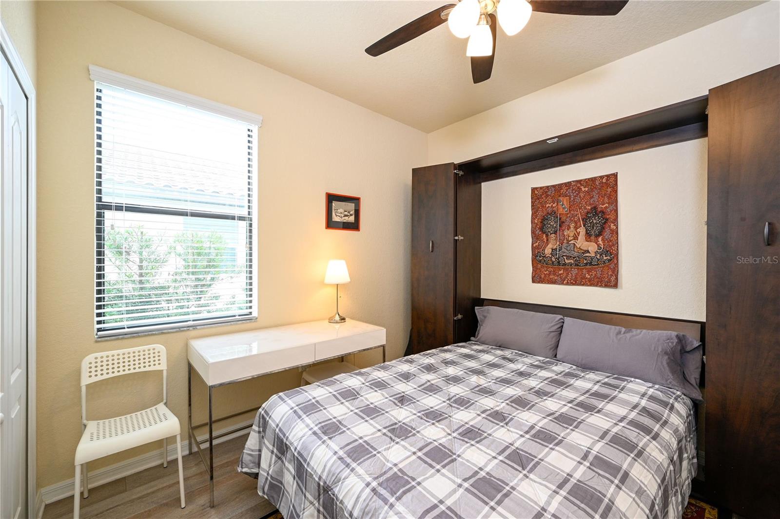 2nd Bedroom with Murhpy Bed open
