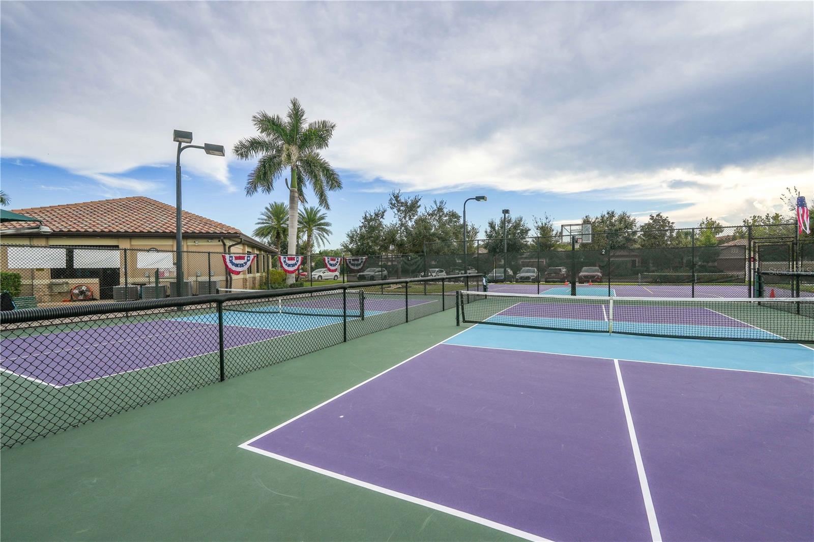 Pickleball courts
