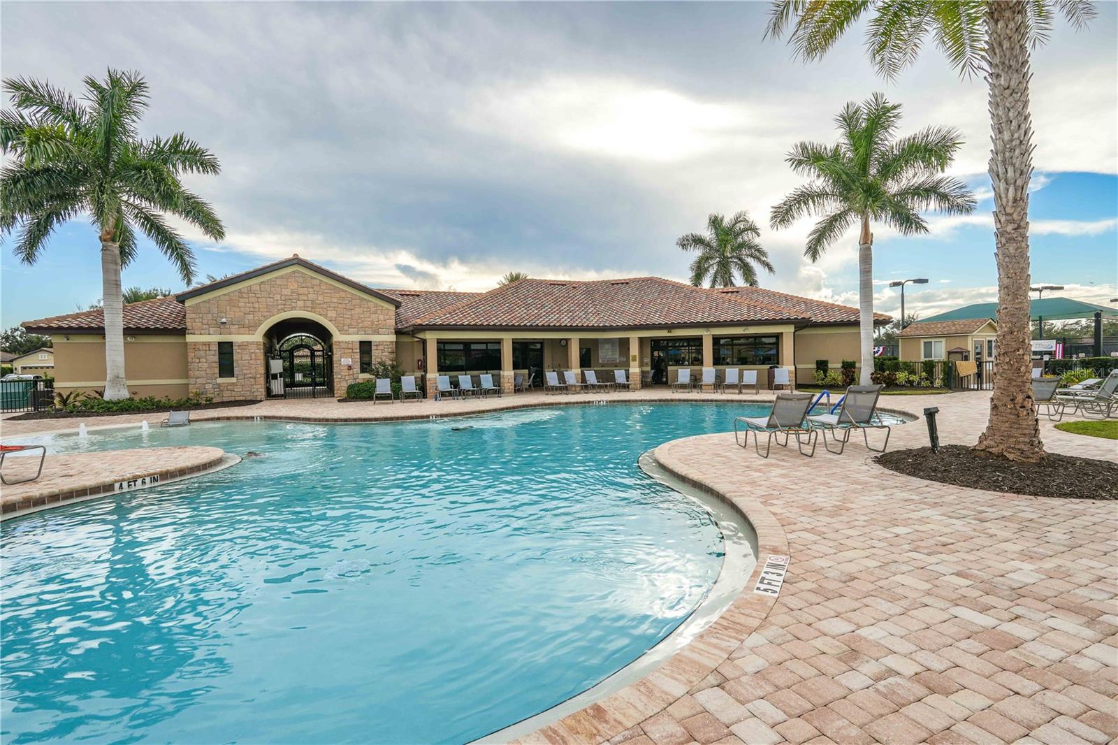 Resort pool at clubhouse