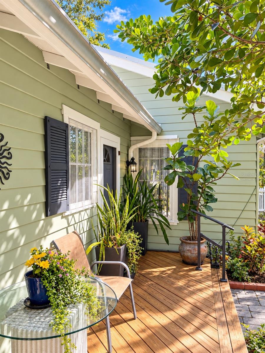 Backyard Porch - Virtually Staged