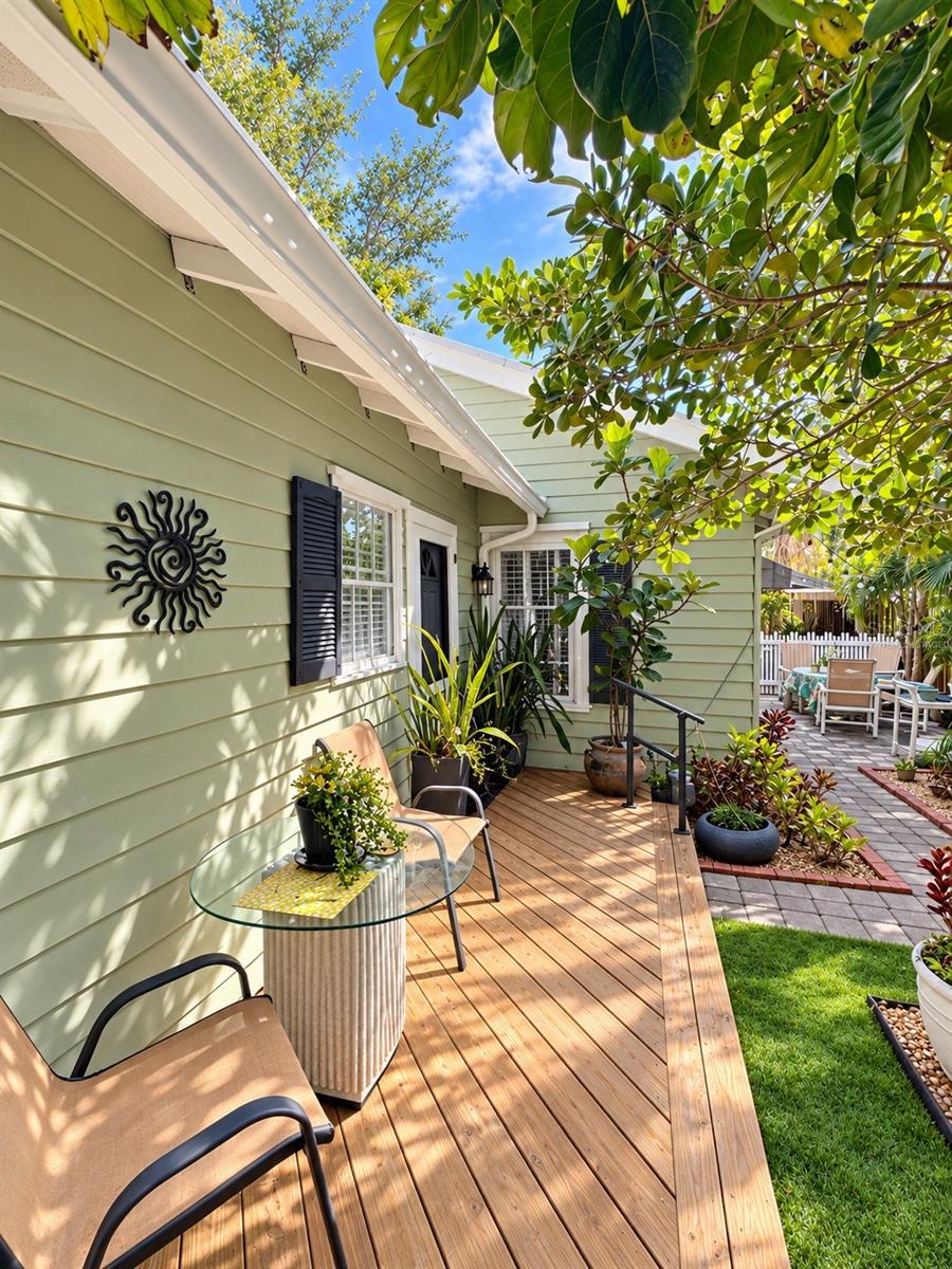 Backyard Porch - Virtually Staged