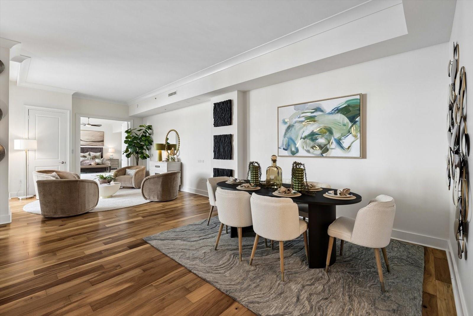 Dining room & sitting room