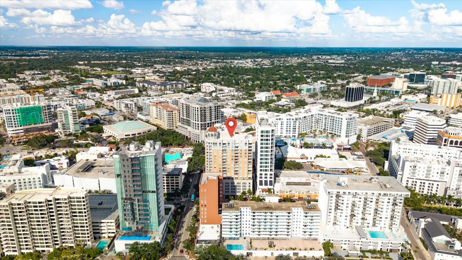 Aerial view