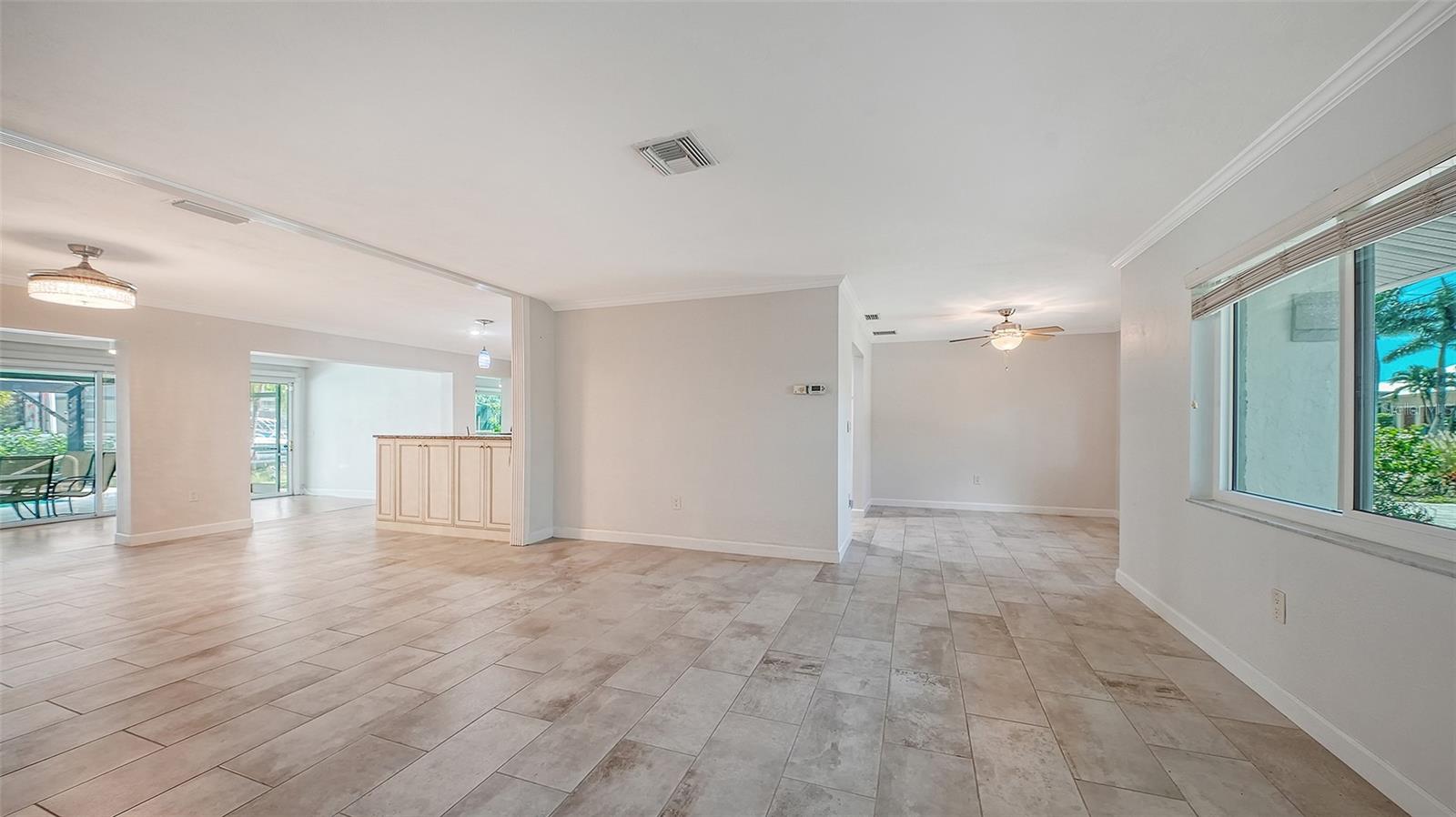 Connected living spaces make gathering easy.