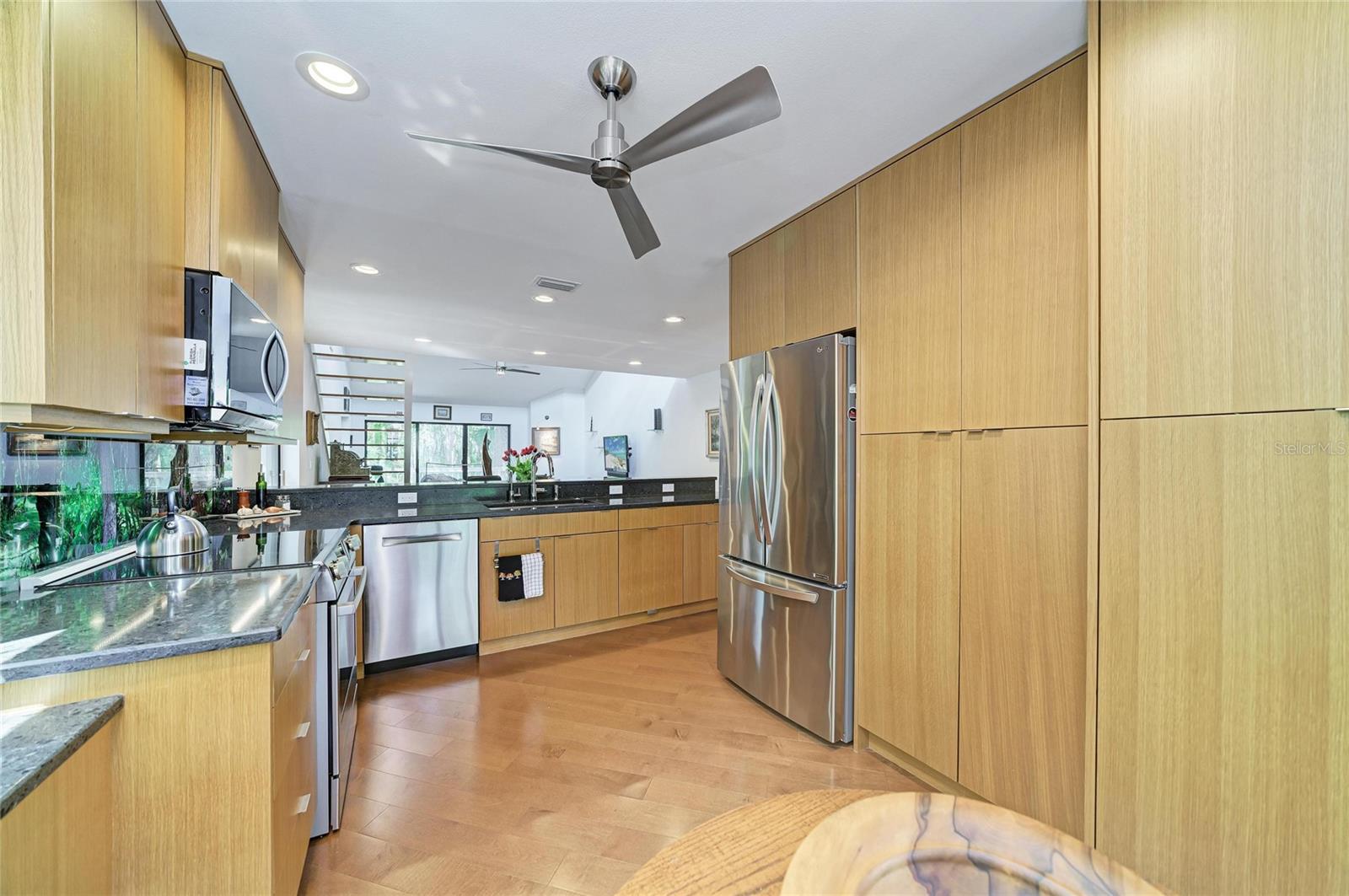Tons of counter space and cabinets